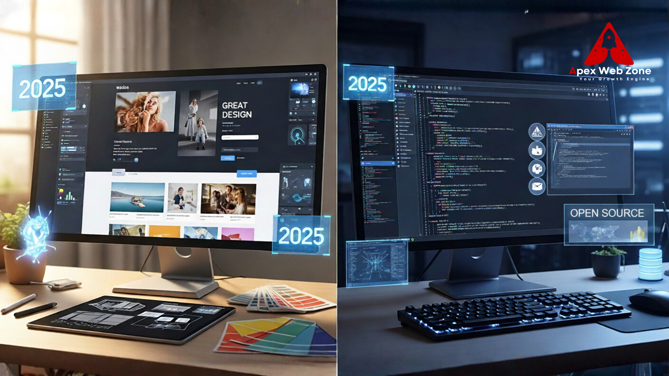 Difference between a Web Design Agency and a Website Development Company in 2025