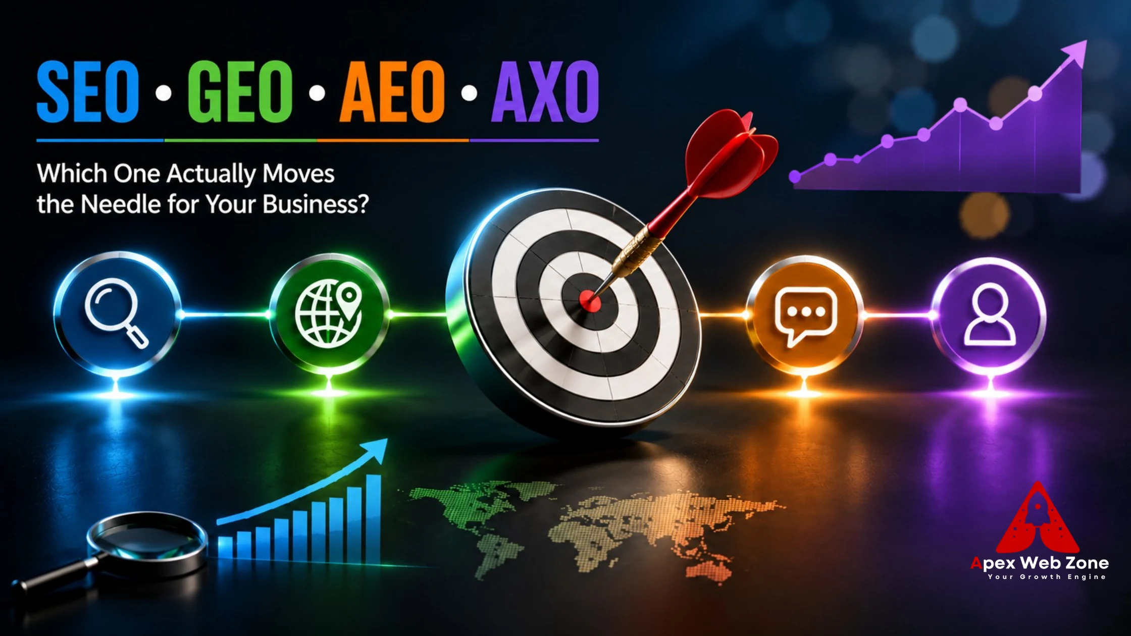 SEO vs GEO vs AEO vs AXO